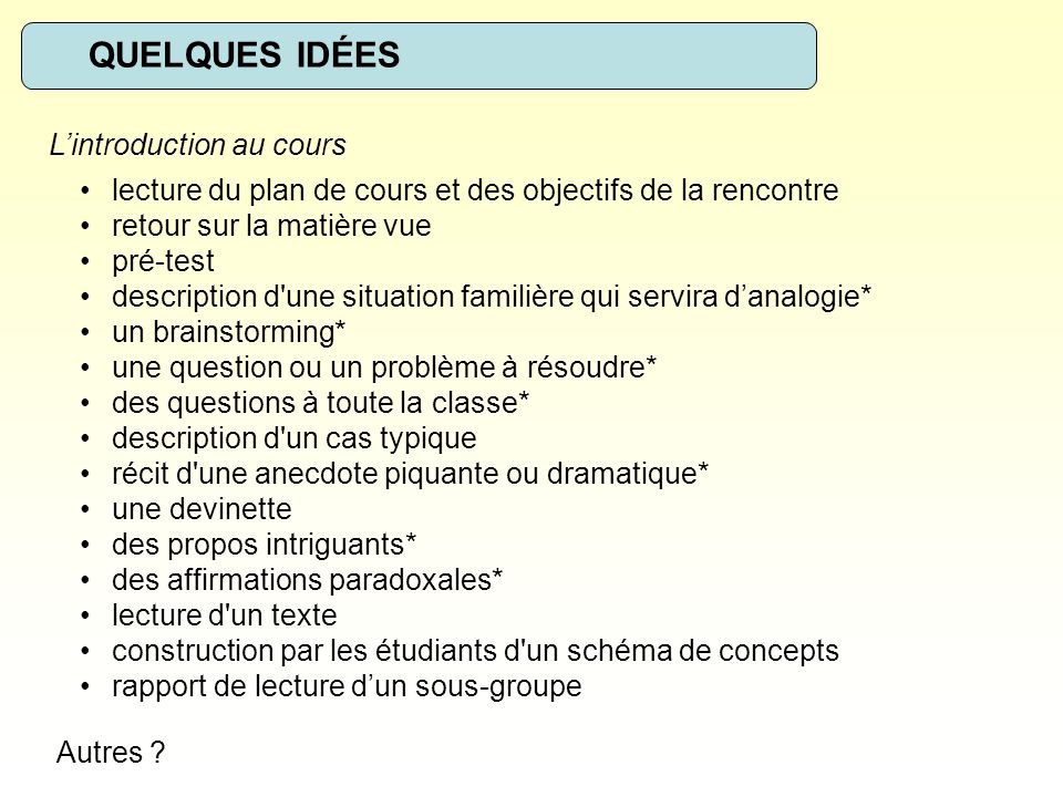 POUR VARIER L ENSEIGNEMENT ppt télécharger